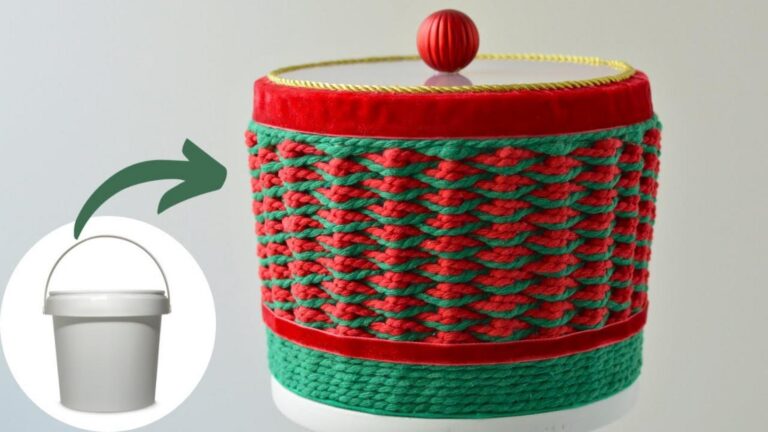 This simple basket hack transforms old plastic into stunning festive decor…