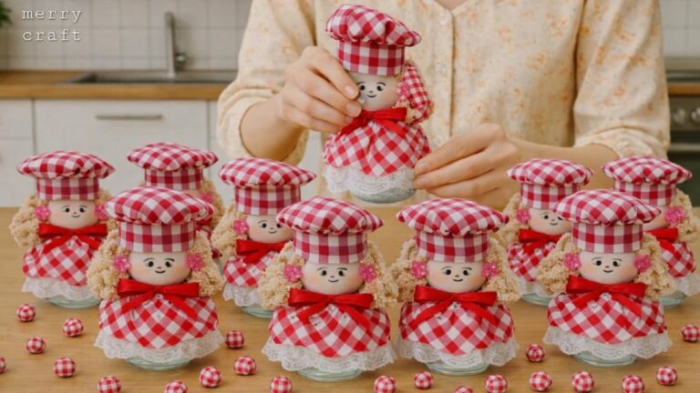 This simple trick transforms scrap fabric into adorable dolls in just hours…