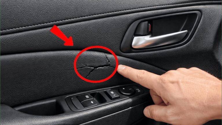 60-Year-Old Craftsman Reveals 5 Steps to Make Your Cracked Car Door Panel Look New!