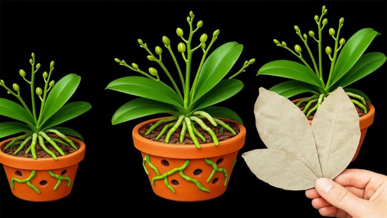 Boost Orchid Growth by 500%: The Secret to Using Bay Leaves at the Roots!
