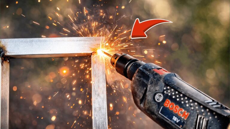 1 Trick to Transform Your Drill into a Powerful Metal Welder in Minutes!