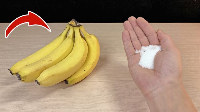 Discover 5 Simple Ways to Keep Bananas Fresh for a Year! 🍌✨