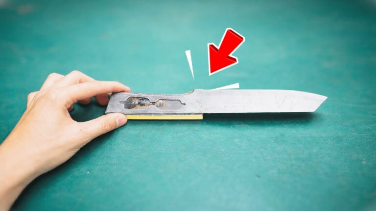 Transform a Broken Blade: 5 Steps to Crafting an Invincible Knife Handle!