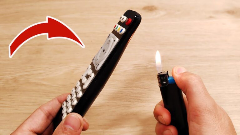 Revive Your Broken Remote: 1 Quick Trick with a Lighter!