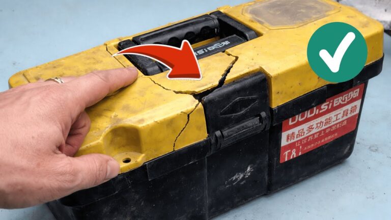10 Incredible Steps to Restore Your Broken Plastic Tool Box Like a Pro!