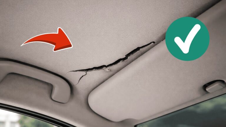 Revive Your Car: 5 Steps to Fix a Torn Roof Liner Like New!