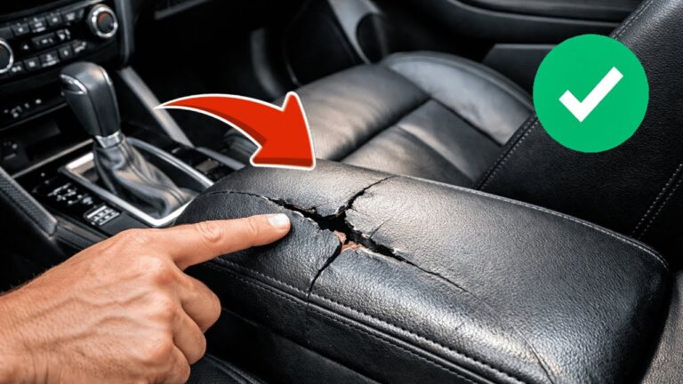 Revive Your Car: 5 Easy Steps to Repair Cracked Leather Armrests Like a Pro!