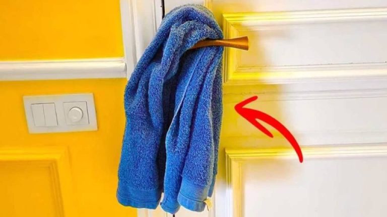The secret to sleeping better with a damp towel on your doorknob