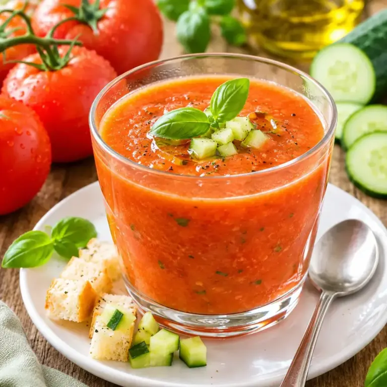 Chilled Tomato and Cucumber Gazpacho: The Refreshing Summer Soup