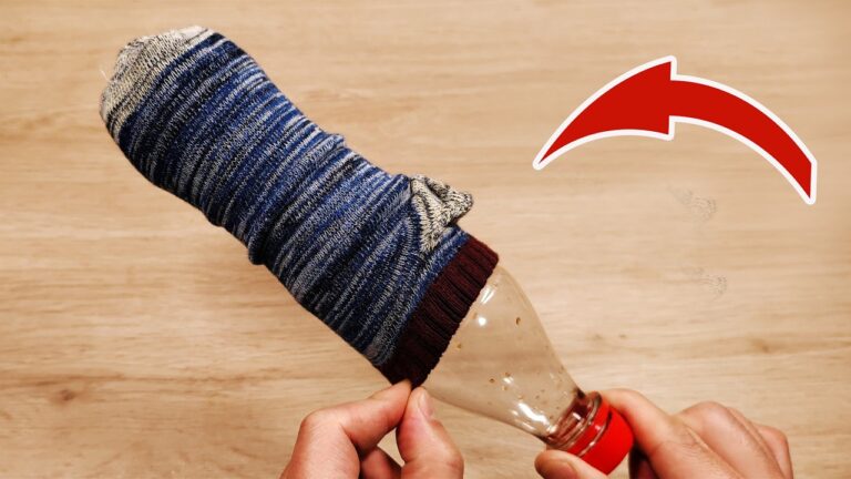 Transform a Coke Bottle with One Sock: Try This 5-Minute DIY Trick!