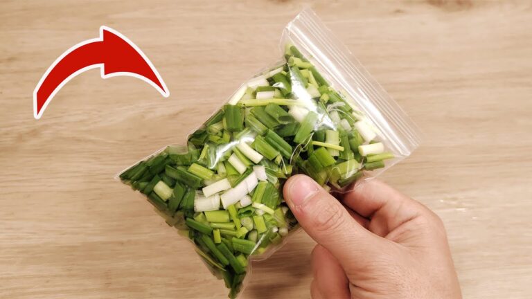 Save Green Onions Fresh for 1 Year: Discover the Easy Storage Trick!