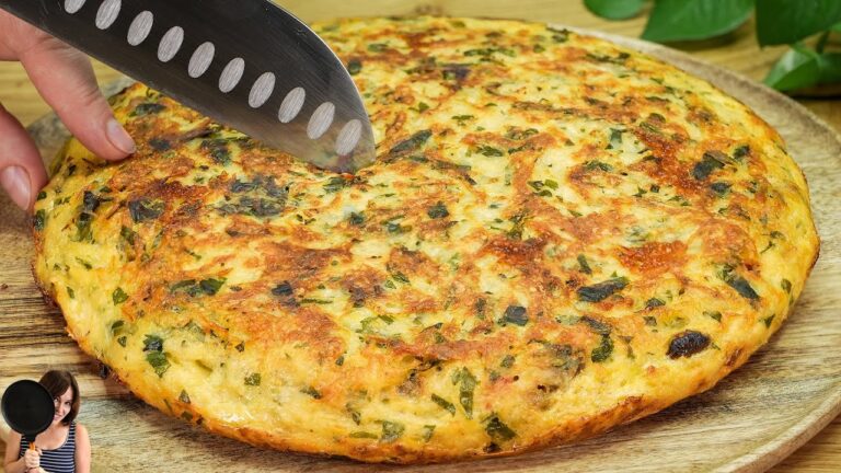 3 Potatoes & 3 Eggs: Discover the Best No-Oven Crispy Dish Better Than Pizza!