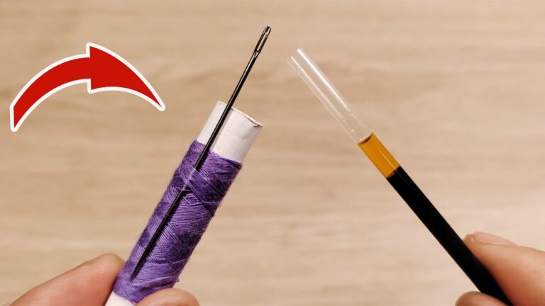 Master This 1 Easy Trick for Threading a Needle, Even Grandma Can Do It!