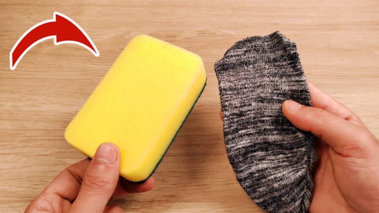 Transform Your Sponge with This 1 Simple Sock Trick You’ll Love!