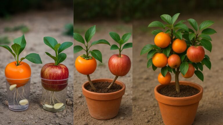 Grow 7 Delicious Apples & Japanese Fruits from Seeds at Home! 🍎🍐