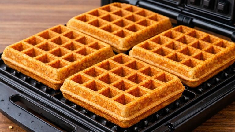 5-Minute Oatmeal Waffles: No Sugar, No Flour, Just Delicious!