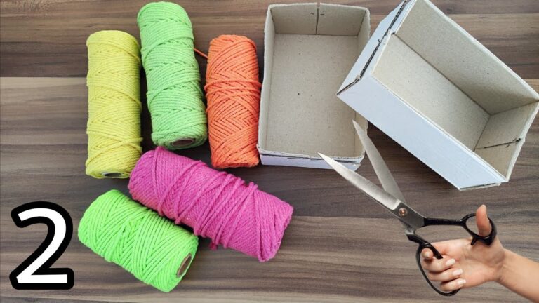 2 Creative Basket Ideas You Can Make with Cardboard Boxes!