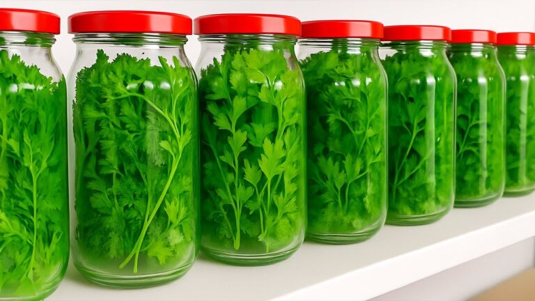 Keep Parsley and Green Onions Fresh for 1 Year with 5 Simple Tips!