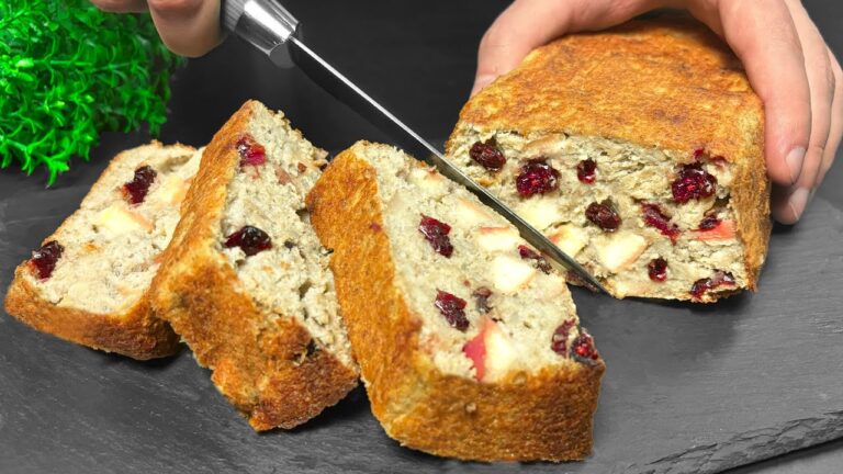 5-Minute Diet Cake: 1 Cup Oats & 2 Apples, No Sugar, No Flour!