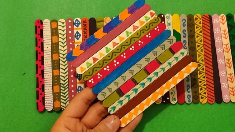10 Fun DIY Ideas with Ice Cream Sticks You’ll Love to Try