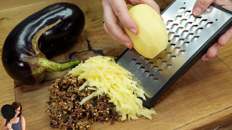 Transform 1 Potato & Eggplant into a Flavor Bomb – Better than Meat!