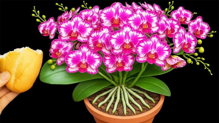 5 Secrets to Get Your Orchid to Bloom with Just a Piece of Bread!