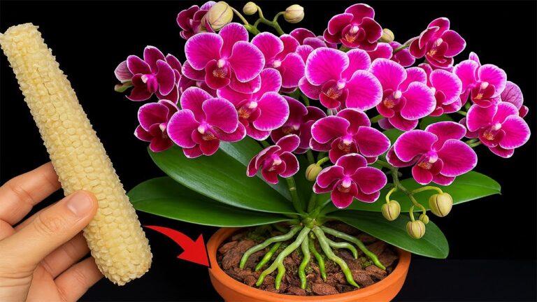 Transform 5 Naked Corn Cobs into Blooming Orchids Instantly!