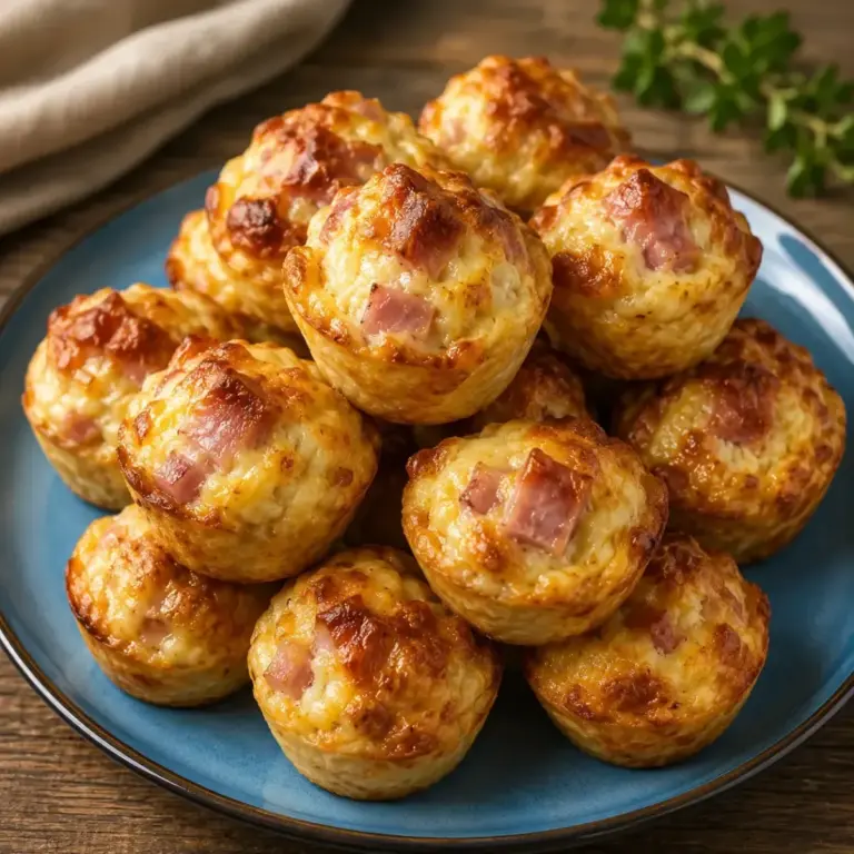Easy Ham and Cheese Mini Quiches: Perfect for Parties and Appetizers
