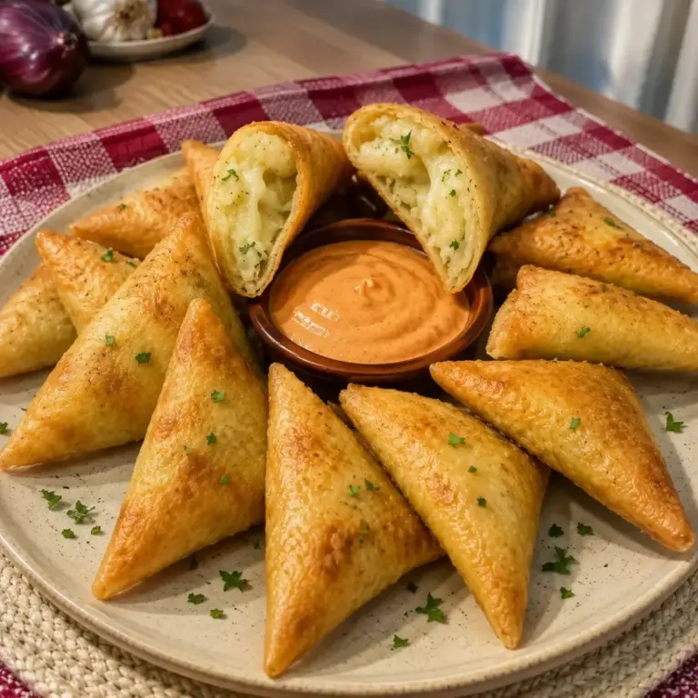 Crispy and Delicious Potato and Cheese Samosas You’ll Love